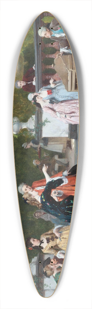 Auguste Serrure - La charmante adversaire 39.3 inch art pintail longboard deck