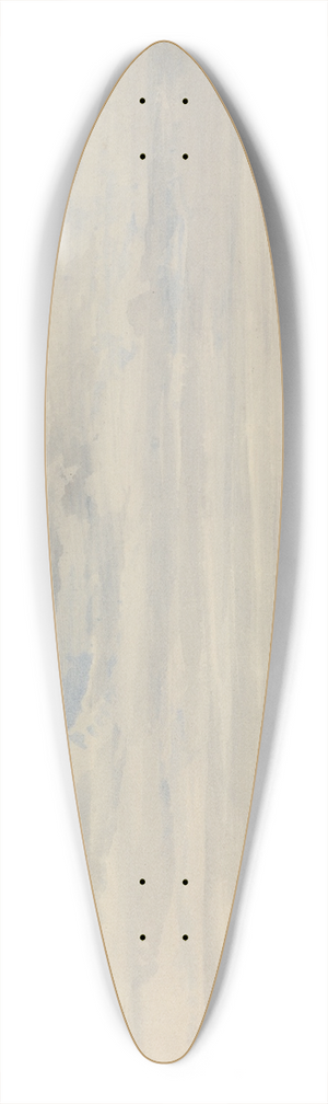 Augustine Aglio the younger - Flounders Monument From the Race Course, Ludlow 39.3 inch art pintail longboard deck