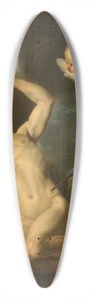Augustin van den Berghe - Saint Sebastian 39.3 inch art pintail longboard deck