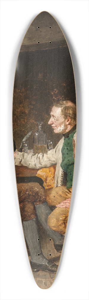 August Jernberg - The Borrower 39.3 inch art pintail longboard deck