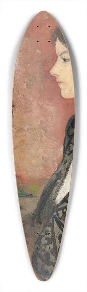 August Macke - Portrtstudie Elisabeth Gerhardt 39.3 inch art pintail longboard deck