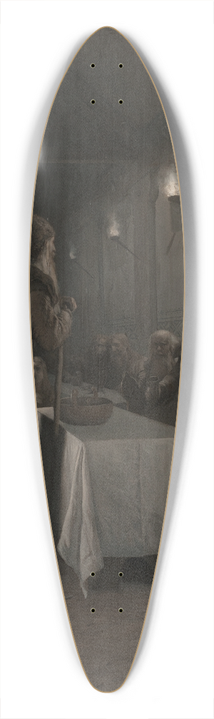 August Malmstrm - Frithiof comes to King Ring 39.3 inch art pintail longboard deck