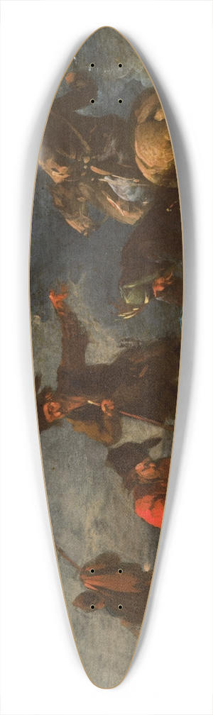 August Querfurt - Robber 39.3 inch art pintail longboard deck