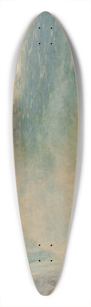 August Satra - Niagara Falls 39.3 inch art pintail longboard deck