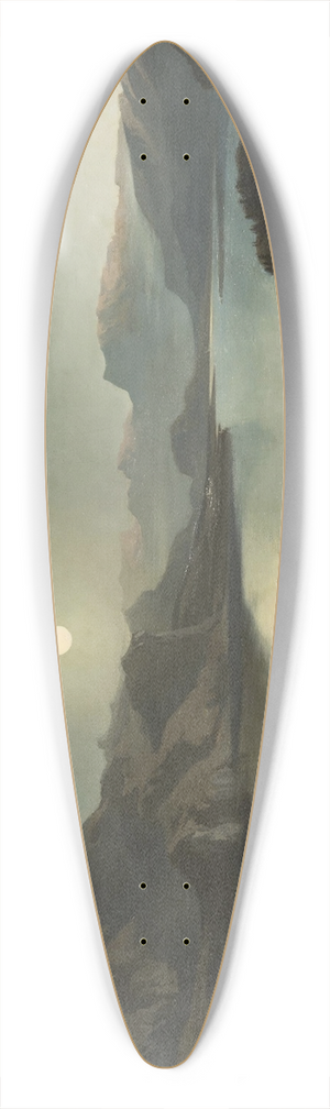 August Schaeffer von Wienwald - Alpine Lake 39.3 inch art pintail longboard deck