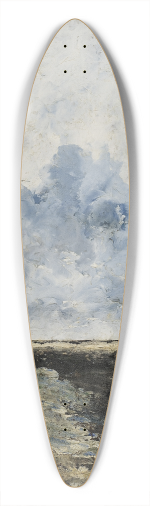 August Strindberg - Seascape 39.3 inch art pintail longboard deck
