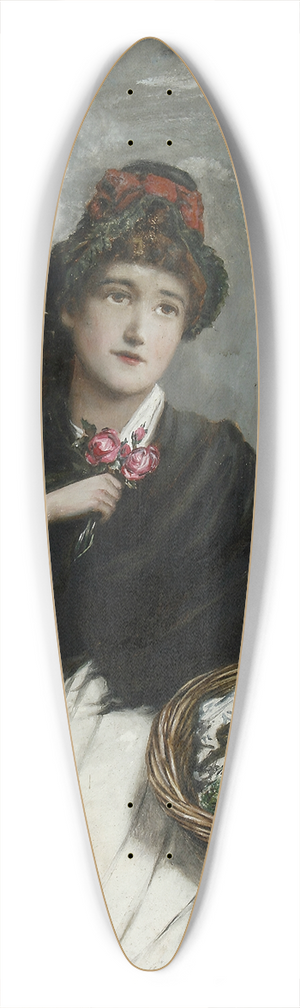 Augustus Edwin Mulready - Selling Out 39.3 inch art pintail longboard deck