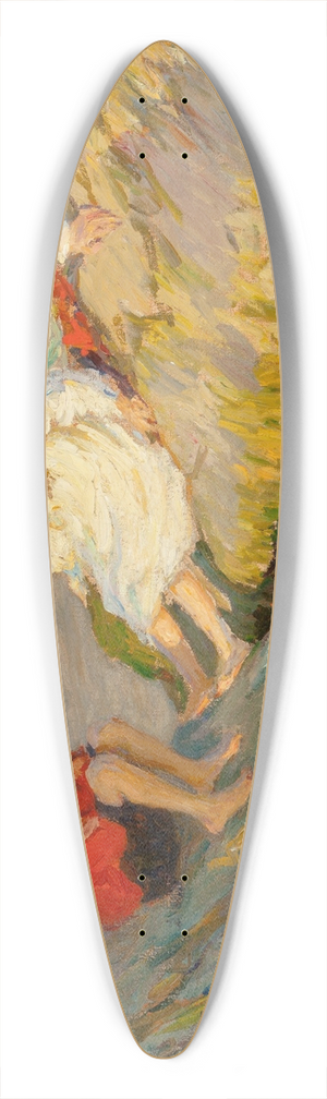 Augustus Koopman - Le petit bateau  la voile 39.3 inch art pintail longboard deck