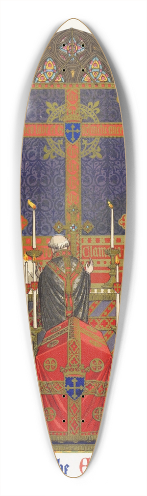 Augustus Pugin - An Altar hung for a Funeral Mass 39.3 inch art pintail longboard deck