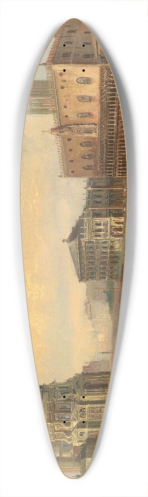 August Von Siegen - Venedig 39.3 inch art pintail longboard deck