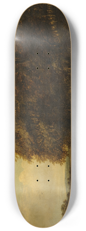 Jan Vermeer van Haarlem the Elder - Landscape with Shepherds 8.25 inch art skate deck
