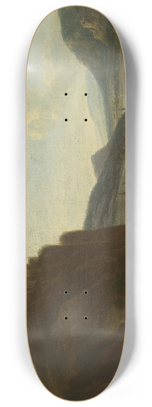 Jan Vermeer van Haarlem the Elder - Waterside landscape 8.25 inch art skate deck