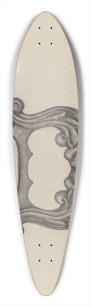 Austin L. Davison - Foot Scraper 39.3 inch art pintail longboard deck