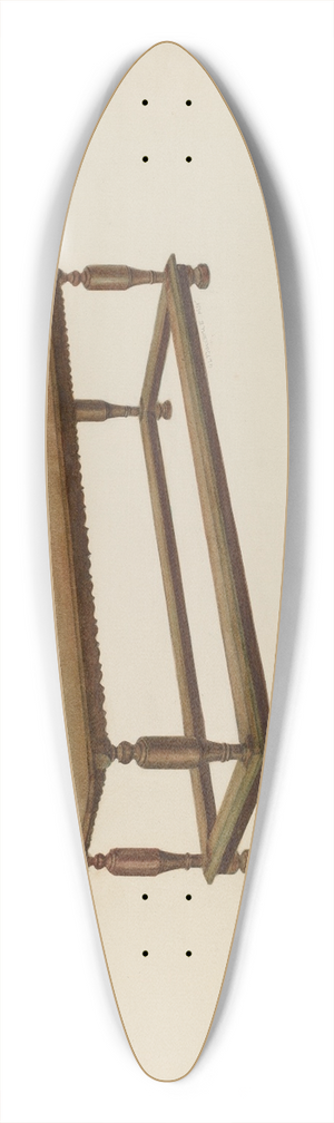 Austin L. Davison - Refectory Table 39.3 inch art pintail longboard deck