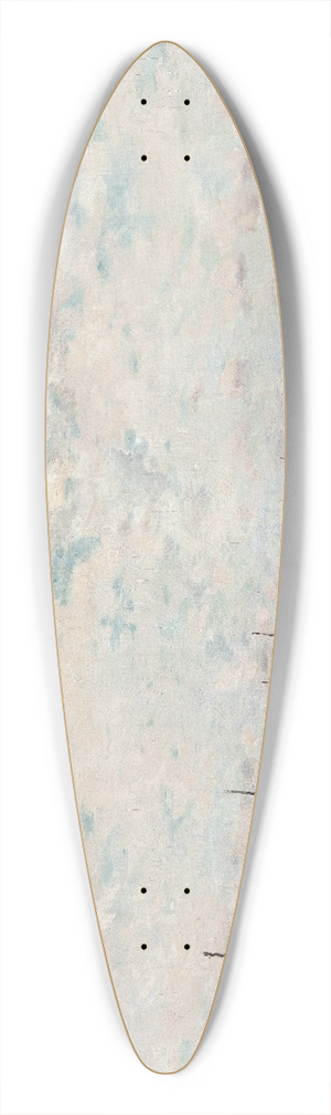 Axel Lindman - The Beach at Villerville, Normandy 39.3 inch art pintail longboard deck