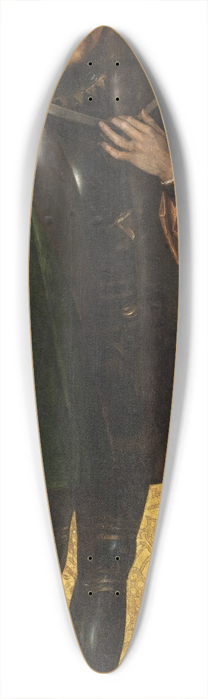 Ayne Bru - Saint Candidus 39.3 inch art pintail longboard deck