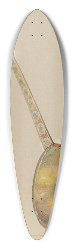 A. Zaidenberg - Ladle 39.3 inch art pintail longboard deck