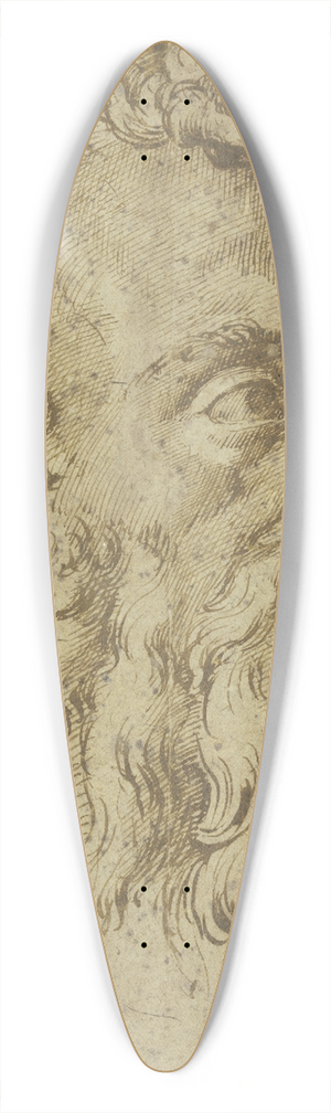 Baccio Bandinelli - Mnnlicher Kopf mit langem geteiltem Bart dreiviertel nach rechts 39.3 inch art pintail longboard deck
