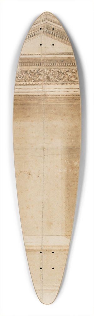 Baldassare Peruzzi - Design for an Altar 39.3 inch art pintail longboard deck