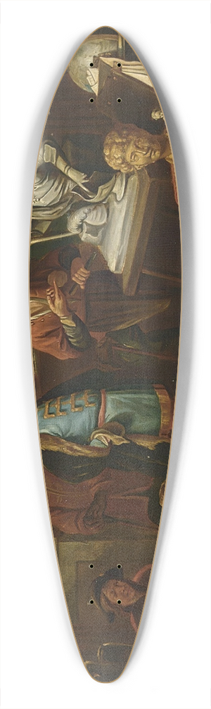 Balthasar Van Den Bossche - A sculptors studio 39.3 inch art pintail longboard deck