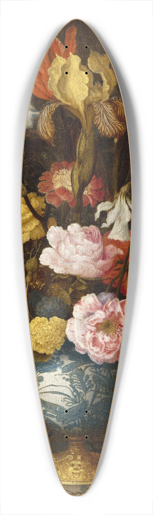Balthasar van der Ast - Flowers in a Wan-Li Vase 39.3 inch art pintail longboard deck