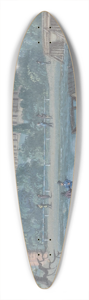 Balthasar Wigand - Palais des Frst Razumowsky 39.3 inch art pintail longboard deck
