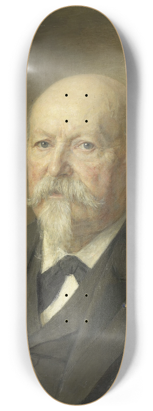 Jan Veth - Johan Philip van der Kellen (1831-1906). Directeur van het Rijksprentenkabinet (1876-96) 8.25 inch art skate deck Jan Veth - Johan Philip van der Kellen (1831-1906). Directeur van het Rijksprentenkabinet (1876-96) 8.25 inch art skate deck