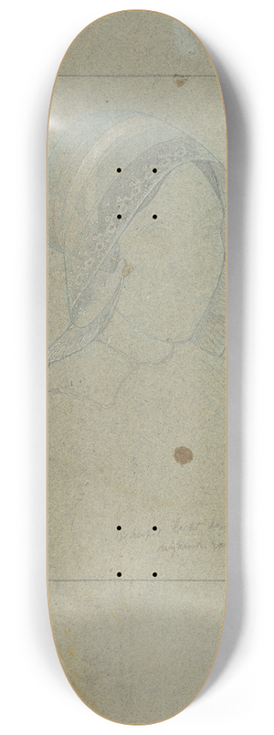 Jan Veth - Jonge vrouw met kap 8.25 inch art skate deck