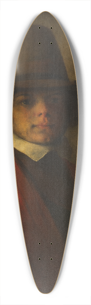 Barent Fabritius - Self-Portrait 39.3 inch art pintail longboard deck