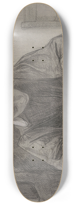 Jan Veth - Lezend meisje met kap 8.25 inch art skate deck