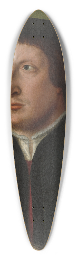 Barthel Bruyn the Elder - Portrait of a Man 39.3 inch art pintail longboard deck