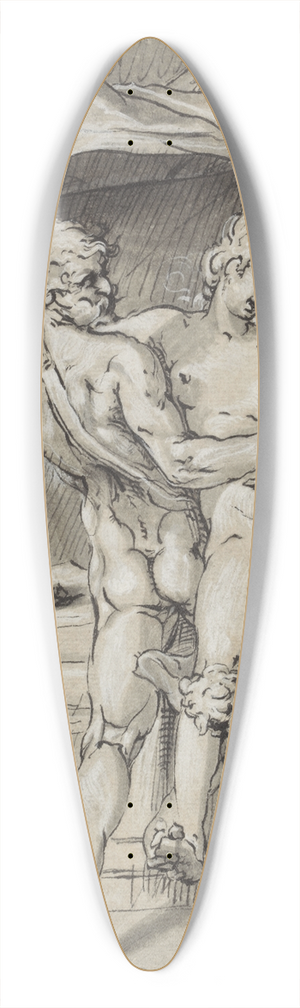 Bartholomaeus Spranger - Mars und Venus 39.3 inch art pintail longboard deck