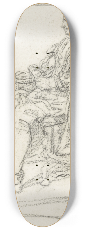 Jan Veth - Man zittend in een stoel 8.25 inch art skate deck