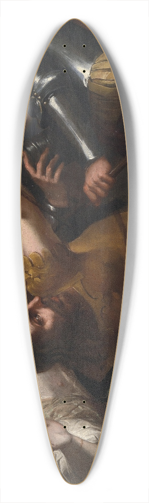 Bartolomeo Biscaino - Samson And Delilah 39.3 inch art pintail longboard deck