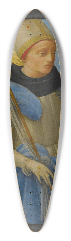 Bartolomeo di Giovanni - Saint Augustine 39.3 inch art pintail longboard deck