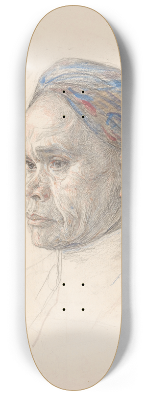 Jan Veth - Portret van Amat 8.25 inch art skate deck