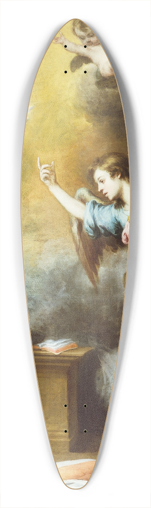Bartolom Estebn Murillo - The Annunciation 39.3 inch art pintail longboard deck