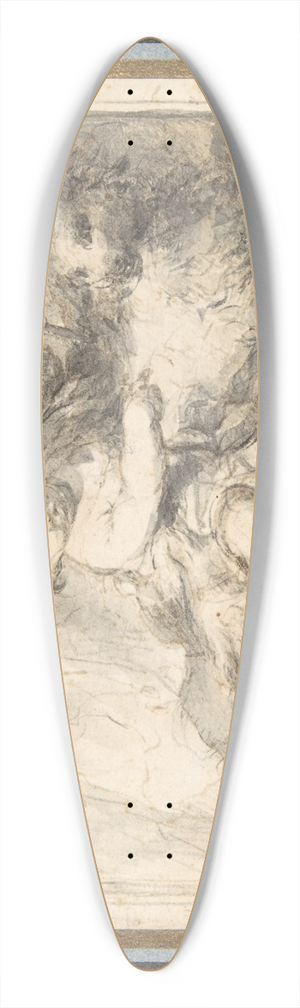 Bartolom Estebn Murillo - The Infant St. John the Baptist 39.3 inch art pintail longboard deck