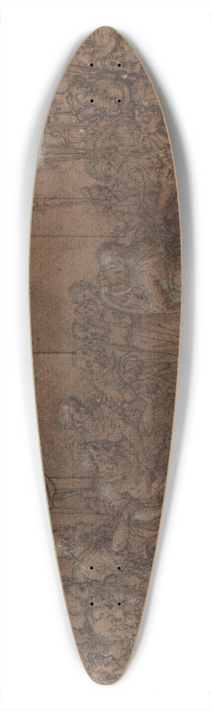 Bartolommeo Cesi - David Spiller harpe for Sauls trone 39.3 inch art pintail longboard deck