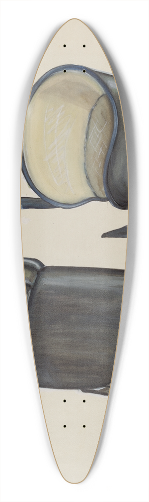 B. Berndt - Black Silk Bonnet 39.3 inch art pintail longboard deck