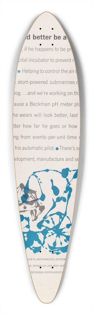 Beckman Instruments - Babys first breath had better be a good one 39.3 inch art pintail longboard deck