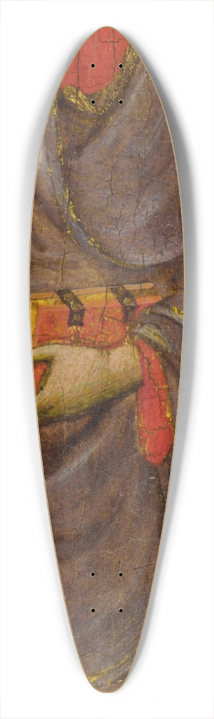 Benedetto di Bindo - A male saint 39.3 inch art pintail longboard deck