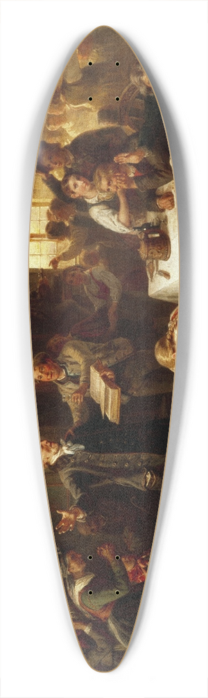 Bengt Nordenberg - A Revivalist Disturbs the Merrymaking 39.3 inch art pintail longboard deck