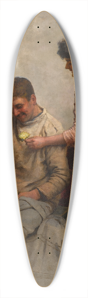 Benjamin Arthur Bateman - Marriage 39.3 inch art pintail longboard deck