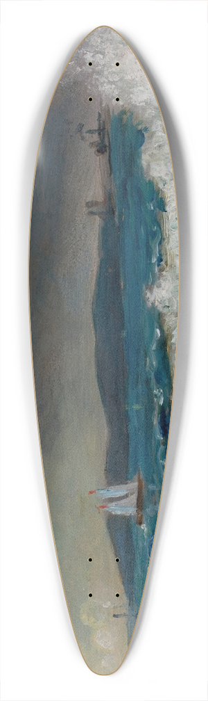Benjamin Champney - Oil Study for Seascape 39.3 inch art pintail longboard deck