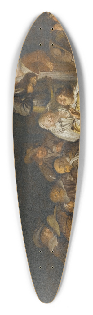 Benjamin Gerritsz. Cuyp - A Drunken Guardroom Scene 39.3 inch art pintail longboard deck