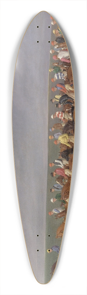 Benjamin Herring - Silks and Satins of the Turf 39.3 inch art pintail longboard deck