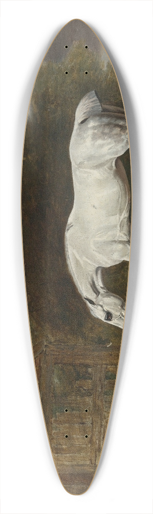 Benjamin Marshall - A Grey Hunter And A Spaniel 39.3 inch art pintail longboard deck
