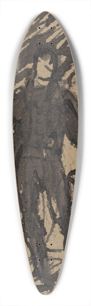 Benjamin Robert Haydon - Figure Study of a Man in a Formal Suit 39.3 inch art pintail longboard deck
