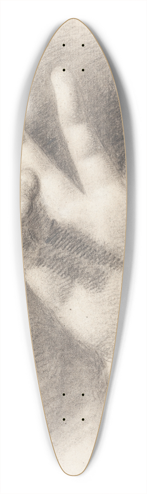 Benjamin Robert Haydon - Study of a Right Hand (recto) 39.3 inch art pintail longboard deck